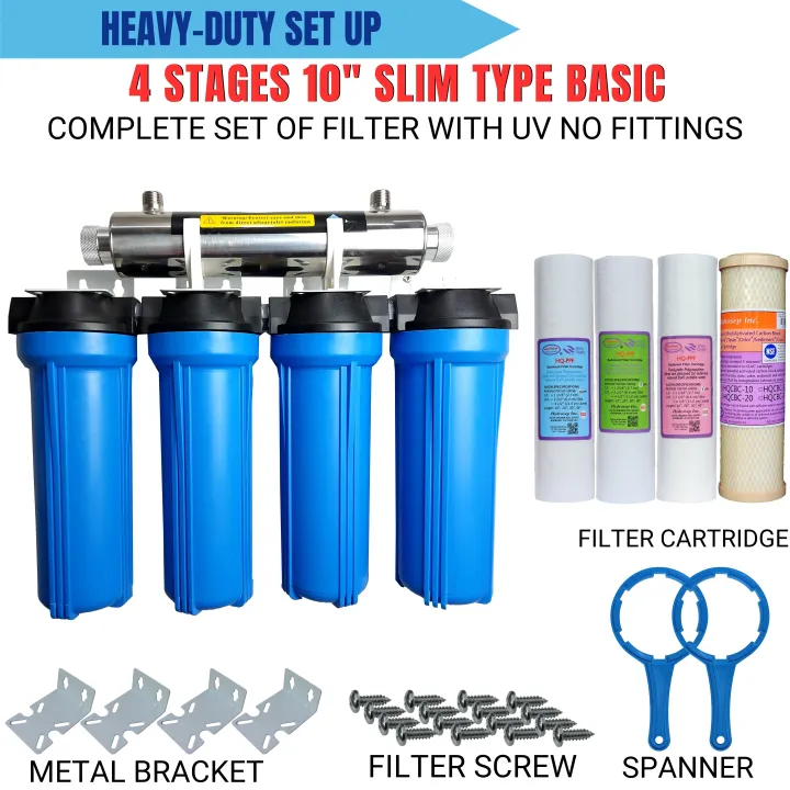 Basic 4 Filtration Water Filter 4 Stages 10