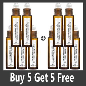 Castor Oil Eye Serum Anti-wrinkle Remove Dark Circles Eye Bags Anti-puffiness Lift Firm Ball Massage Moisturize Nourish Eye Care