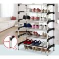 RL 6Layer Shoe Rack Stainless Steel Stackable Shoes Organizer Storage Stand COD. 