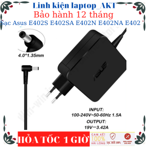 Sạc laptop Asus E402S E402SA E402N E402NA E402 Sạc Asus 19V-2.37A/3.42A-45W/65W chân nhỏ(4.0*1.35mm) vuông chữ nhật