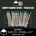 [1 PAK ISI 50 PCS] Sumpit Bambu Sekali Pakai / Sumpit Kayu Super Sumpit Mie Bakmi Good Quality. 