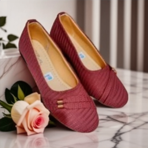 Sepatu Balet Wanita Slip On / Sepatu Rajut Salempang Flatshoes