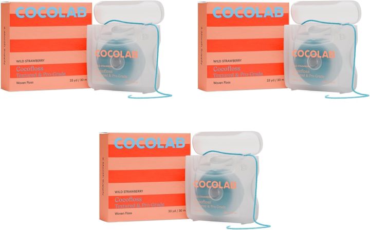 Cocofloss%20Woven%20Dental%20Floss,%20Dentist-Designed%20Oral%20Care,%20Strawberry%20Scent,%20Waxed,%20Expanding,%20Kid-Friendly%20String%20Floss%20with%20Coconut%20Oil,%203%20Spools%20(33%20yd%20Each)%20-%20Image%207