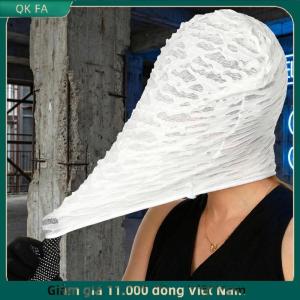 QK FA ✨ Ripped Punk phong cách mặt nạ Sun UV bảo vệ đau khổ Mặt bìa cho đi bộ đường dài câu cá và ngoài trời cưỡi người đàn ông Phụ nữ