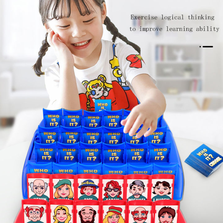 Guess Who I Am Board Game Children S Puzzle Parent Child Interactive Thinking Logic Training Toy Guess Who I Am Board Game Children S Puzzle Parent Child Interactive Thinking Logic Training Toy
