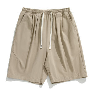 HELLO JIM Short Pants men 100% Cotton shorts men 2023 new style High quality loose Short pants men K2181