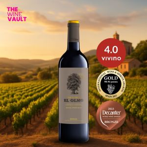 Hacienda El Olmo Gran Reserva D.O.C. Rioja 2016 Red Wine 750ml. Key attributes: Gold & Bronze awards 4.0 vivino rating vineyard scene. Fit/use: Wine enthusiast gifting. Scene: Vineyard landscape.