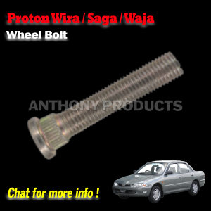 Proton Wira Saga Waja Wheel Bolt Nuts Type Screw Nut 68mm Panjang