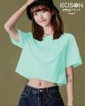 croptop plain women croptop plain korean style croptop shirt croptop women blouse crotop plain women new style 2024 cotton croptop plain high qaulity croptop plain blouse. 