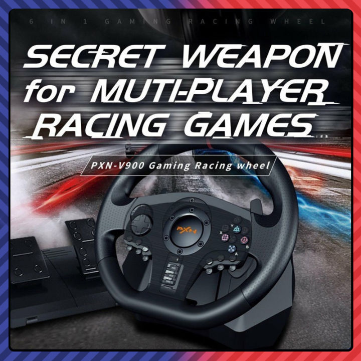 PXN V3II V3/V9 PC Switch Gaming Racing Steering Wheel Controller 270/ ...