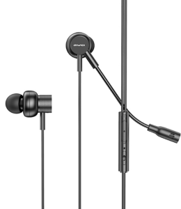 TG Awei ES-180i E-Sports Wired Headset 3.5mm with Microphone HiFi Stereo Sound Noise Isolation Earphone