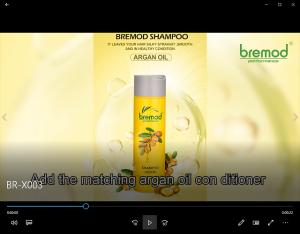 Bremod exclusive shampoo good for dry hair bifurcation hair Argan Moisturizing Cool Shampoo 250ml BR-X001/002/003
