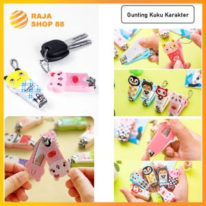 Gunting Kuku Karakter Lucu Manicure Pedicure Gunting Kuku Mini Nail Clipper