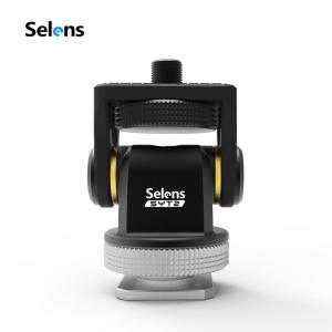 Selens หัวบอล คุณภาพ 360 องศา วัสดุอลูมิเนียม สำหรับกล้อง SLR/DSLR/MSR หมุน 360 องศา Vlogger Snail ขาตั้งกล้อง ถ่ายภาพ