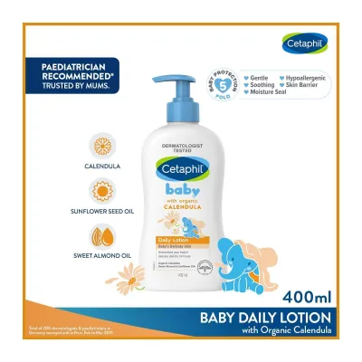 Cetaphil Baby Daily Lotion With Organic Calendula Baby Skincare