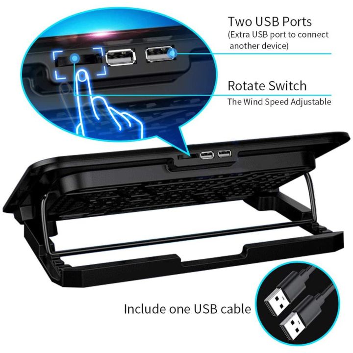 %F0%9F%94%A5%E3%80%90SG%20READY%20STOCK%E3%80%91%F0%9F%94%A5Laptop%20Notebook%20Cooling%20Pad%20Fan%20for%2015.6%2014%2013%20Inch%20Cooler%20with%206%20Fans%20and%205%20Adjustable%20Height%20Stand%20-%20Image%208