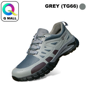 SAFETY SHOES Low-Cut Anti smashing anti puncture wear-resistant insulation 6KV construction site mens factory work shoes - TG66 (Grey)