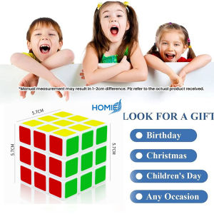 Rubiks Cube Puzzle with Smooth Rotation and Vibrant Non-Fading Colours