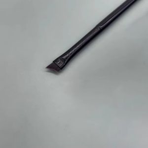 CHLOCH Oblique Head Nail Brush Pen Half Moon Shape Flat Eyebrow Makeup Brushes Exquisite Super Thin French Tip Nail Brush Nail Art