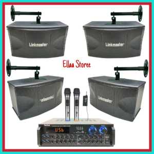 Paket Sound 4 Speaker Linkmaster Buat Di Mesjid Billiard Cafe Restoran