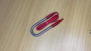 ฮีตเตอร์น้ำ 24v DC องค์ประกอบความร้อนแบบจุ่ม SUS304 ฮีตเตอร์แบบท่อ U