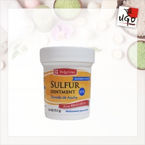 De La Cruz Sulfur Ointment Acne Medication Maximum Strength Lazada Ph