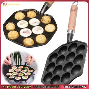 Winnereco 14 Holes Takoyaki Grill Pan Plate Non Stick Octopus Baking Machine Home Cooking Baking Forms Tray Cooking Grill Baking Pan Kitchen Gadgets
