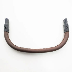 Buggy Bumper Bar For Cybex Gazelle S Twin Baby Stroller Armrest With Leather Cover Adjustable Pushchair Replacement Accessories