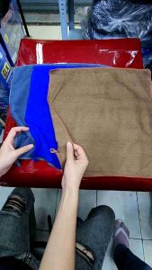 ผ้าไมโครไฟเบอร์ หนา220กรัม มี3สี มีหูหิ้วทุกสี ราคาต่อ1ผืน ถ่ายสินค้าสีจริงจ้า