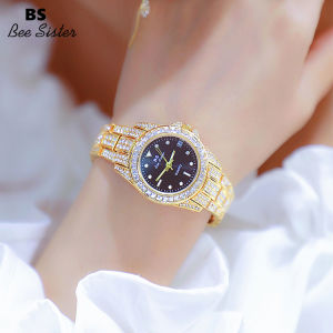 BS Bee Sister 1725 Hàng Mới Về Đồng Hồ Nữ Thời Trang Trực Tiếp Từ Nhà Máy Đồng Hồ Đeo Tay Thạch Anh Chống Nước Dây Đeo Hợp Kim Thép Không Gỉ Thường Ngày Đồng Hồ Đeo Tay Nữ Sang Trọng Đính Đá Áo Kim Cương Hoàn Toàn Thanh Lịch