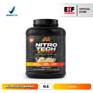 MUSCLETECH NITROTECH RIPPED 4 LB 4 LBS - PROTEIN PEMBAKAR LEMAK