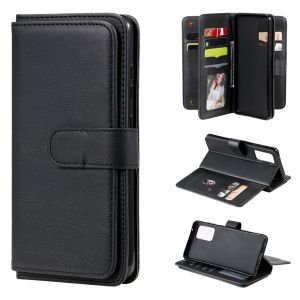 Vỏ chống rơi cho Samsung Galaxy A22 A72 A52 A32 A12 5g cho Samsung A22 A52 A72 A32 4G vỏ vỏ điện thoại ví da nắp lật Mười khe đựng thẻ