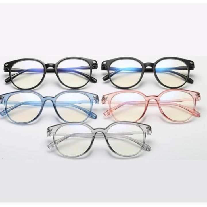 Kacamata anti radiasi Wanita Pria Frame Sunglasses Lensa