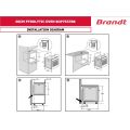 Brandt 60CM Pyrolytic Oven BOP7537BB. 