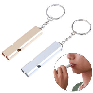 Follow Get New[Beautiful SS] Alloy Aluminum Emergency Survival Whistle Outdoor Camping Hiking Tool W Keychain