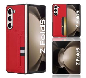 IXB Sam Z Fold 5 / Z Fold 4 Folding Leather wallet card slot phone case