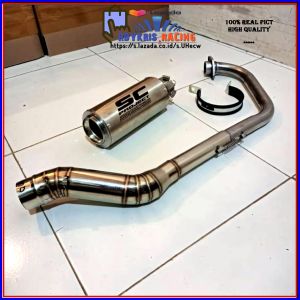 Knalpot SC untuk Mx King Sonic 150 Mx 135 Satria fu dan lain lain