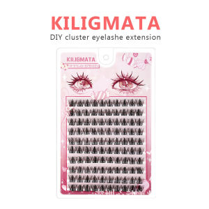 SKISOPGO Glue Free False Eyelashes Self-adhesive Natural Trilogy Eyelashes Single Cluster Bulu Mata Palsu