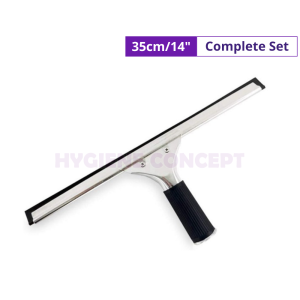 Window Squeegee Complete Strip Washer Complete 14” 35cm / Glass Wiper / Screen Washer / Window Cleaner / Window Washer / Cleaning Tools / Pembersih Cermin / 刮水器