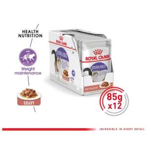 Royal Canin ( 1 Box 12 Pack)85G Cat Pouch Wet Food GInstinctive Beauty Hair & Skin Kitten  Sterilised Makanan Basah Kucing/Makanan Kucing/Wet Food