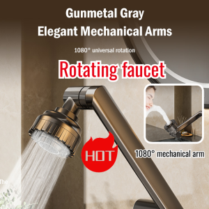 Bathroom universal swivel faucet multifunction sink faucet