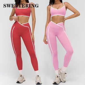 2 CÁI Bộ Đồ Thể Thao Nữ Bộ Đồ Tập Thể Dục Bộ Đồ Tập Yoga Phòng Tập Thể Dục Tập Luyện Thể Thao Mặc Thể Thao Áo Ngực Cạp Cao Cạp Cao Nữ Yoga Bộ Đồ Thể Thao 2026