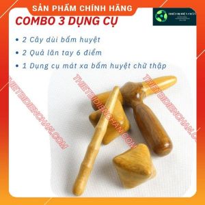 Combo Bộ 3 Dụng Cụ Massage