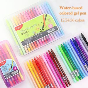 Monami Waterbasis Gel Pen 12/24/36 Colors Pens Writing/Graffiti/Notes Canetas Stationery Plus Pen 3000