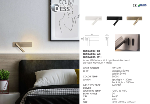 Adjustable LED Task Wall Sconce | Matte Gold Directional Spotlight – DESS