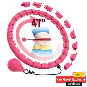 IMUTO Adjustable Hula Hoop Waist Twister Exercise Workout Equipment For Women Waist TrainerWeights