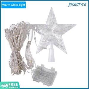 Seasonal Decorative LED Waterfall Tree Lights with Star Topper for Festive Home Decor Multi-Color String Lights