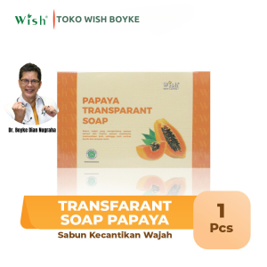 Wish Sabun Pepaya Transfarant Soap Papaya By Dr Boyke
