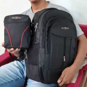 Ransel 3 Set Polo Sleting Tengah Grutis Slempang