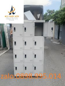 TỦ HỒ SƠ VĂN PHÒNG- TỦ LOCKER SẮT 12 NGĂN SƠN DẦU TĨNH ĐIỆN GIÁ TẬN XƯỞNG GIAO NHANH HCM BD ĐN